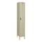 Hallowell Wardrobe Locker, 12 in W, 12 in D, 78 in H, (1) Tier, (1) Wide, Tan UEL1228-1PT - alternate 1
