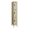 Hallowell Wardrobe Locker, 12 in W, 18 in D, 78 in H, (1) Wide, (3) Tier, Tan UEL1288-3A-PT - alternate 1