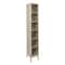 Hallowell Box Locker, 12 in W, 12 in D, 78 in H, (1) Wide, (6) Tier, Tan UESVP1228-6PT - alternate 1