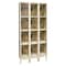 Hallowell Box Locker, 36 in W, 12 in D, 78 in H, (3) Wide, (4) Tier, Tan UESVP3228-4PT - alternate 1