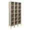 Hallowell Box Locker, 36 in W, 12 in D, 78 in H, (3) Wide, (6) Tier, Tan UESVP3228-6A-PT - alternate 1