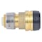 Sharkbite Fitting, Straight, Brass, Push-Fit 11/4 in, Push-Fit 1 in UXL013528 - alternate 1