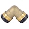 Sharkbite Elbow, Brass, Push-Fit 1 1/2", 1 1/2" UXL0241 - alternate 1