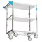 Carlisle Foodservice SS Utility Cart, 3 Shelf, 300 lb., 15.5x24" UC3031524 - alternate 1