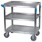 Carlisle Foodservice SS Utility Cart, 3 Shelf, 700 lb., 21x33" UC7032133 - alternate 1