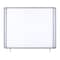 Mastervision MasterVision Outdoor Locking Magnetic Dry Erase Board, Weather Resistant, 27" x 32", Aluminum Frame VT340609760 - alternate 1