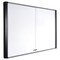 Mastervision Enclosed Porcelain Bulletin Board 72"W x 48"H VT770109630 - alternate 1