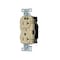 Hubbell Wiring Device-Kellems Duplex Straight Blade Receptacle, 5-20R, 20 A, 125V AC, 2 Pole, 3 Wire, Surface Mount, Grounded 8300STI - alternate 1