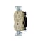 Hubbell Wiring Device-Kellems Duplex Straight Blade Receptacle, 5-20R, 20 A, 125V AC, 2 Pole, 3 Wire, Surface Mount, Grounded 5362STITR - alternate 1