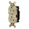 Hubbell Wiring Device-Kellems Straight Blade Receptacle, 5-20R, 20 A, 125V AC, 2 Pole, 3 Wire, Surface Mount, Grounded HBL5362STI - alternate 1