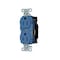 Hubbell Wiring Device-Kellems Straight Blade Receptacle, 5-15R, 15 A, 125V AC, 2 Pole, 3 Wire, Surface Mount, Grounded 5252STBL - alternate 1
