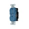 Hubbell Wiring Device-Kellems Straight Blade Receptacle, 5-15R, 15 A, 125V AC, 2 Pole, 3 Wire, Surface Mount, Grounded 5262STBLTR - alternate 1
