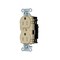 Hubbell Wiring Device-Kellems Straight Blade Receptacle, 5-15R, 15 A, 125V AC, 2 Pole, 3 Wire, Surface Mount, Grounded 5262STITR - alternate 1