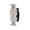 Hubbell Wiring Device-Kellems Straight Blade Receptacle, 5-15R, 15 A, 125V AC, 2 Pole, 3 Wire, Surface Mount, Grounded 5262STLA - alternate 1