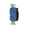 Hubbell Wiring Device-Kellems Straight Blade Receptacle, 5-20R, 20 A, 125V AC, 2 Pole, 3 Wire, Surface Mount, Grounded 5362STBL - alternate 1