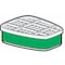 3M Chemical Cartridge, Green, Bayonet, PK2 6004 - alternate 2