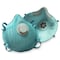 Moldex Disposable Respirator, N95, Non-Adj. Dual Strap, Molded Nose Bridge, Dura-Mesh Shell, S, PK 20 2201N95 - alternate 6