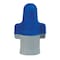 3M Twist-On Wire Connector, 6 AWG Max, Blue, Gray, Polypropylene, Thermoplastic Elastomer Insulation B/G+BOX - alternate 1