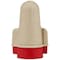 3M Twist-On Wire Connector, 8 AWG Max, Red, Tan, Plastic Insulation, 600 V, 750 PK T/R+Jug - alternate 1