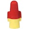 3M Twist-On Wire Connector, 8 AWG Max, Red, Yellow, Plastic Insulation, 600 V, 500 PK R/Y+Jug - alternate 1