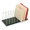 Zoro Select File Holder, Black, Steel, 18 3/8 in W, 8 1/8 in L, 7 1/2 in H, 8 Number of Compartments 1DNP7 - alternate 2