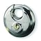 Master Lock Padlock, Keyed Alike, Partially Hidden Shackle, Disc Stainless Steel Body, Steel Shackle, 3/4 in W 40KAD - alternate 1