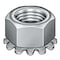 Zoro Select Lock Nut, 1/4 in-20, 18-8 Stainless Steel, Not Graded, Plain, 15/64 in Ht HFNIX025-050P - alternate 1