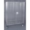 Zoro Select Wire Security Cart with Fixed Shelves, 900 lb Capacity, 28 1/2 in W x 64 in L x 68 in H, 0 Shelves 1ECH1 - alternate 2