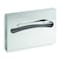 Tough Guy Toilet Seat Cover Dispenser, 1/2 Fold, 250 Cover Capacity, Wall Mount, Stainless Steel, Silver 1ECK2 - alternate 1