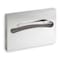 Tough Guy Toilet Seat Cover Dispenser, 1/2 Fold, 250 Cover Capacity, Wall Mount, Stainless Steel, Silver 1ECK2 - alternate 2