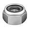 Zoro Select Nylon Insert Lock Nut, 3/4"-10, Steel, Grade 5, Zinc Plated, 7/8 in Ht, 20 PK 12P623 - alternate 1
