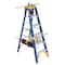 Werner 8 ft Fiberglass Stepladder, 375 lb Capacity OBEL08 - alternate 1
