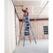 Werner 10 ft Fiberglass Stepladder, 375 lb Capacity OBEL10 - alternate 4