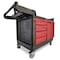 Rubbermaid Commercial Trade Cart/Service Bench, 49 In. L, Black FG453388BLA - alternate 8
