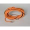 Zoro Select SJTW Outdoor Extension Cord, 14 AWG 1 Outlet, 5-15R, Orange/Black, PVC, 5-15P 1FD55 - alternate 2
