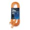 Zoro Select SJT Indoor Extension Cord, 16 AWG 3 Outlets, 5-15R, Orange, PVC, 5-15P, 25 ft 1FD73 - alternate 2