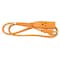 Zoro Select SPT-3 Indoor Extension Cord, 14 AWG 3 Outlets, 5-15R, Orange, PVC, 5-15P, 3ft 1FD74 - alternate 3