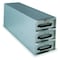 Crescent Jobox 3 Drawer Long Stacked Heavy-Duty Aluminum Drawer Storage 12"W x 18"H x 50"L 1408980 - alternate 1