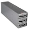 Crescent Jobox 3 Drawer Long Stacked Heavy-Duty Aluminum Drawer Storage 12"W x 18"H x 50"L 1408980 - alternate 2