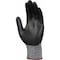 Ansell Hyflex, Foam Nitrile Coated Gloves, Palm Coverage, Black, Abrasion Level 3, S (7), 1 Pair 11-801 - alternate 4