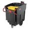 Rubbermaid Commercial Mobile Waste Collector, Refuse, Black, 120G FG9W7300BLA - alternate 1