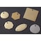 C.H. Hanson Blank Tag, Brass, 1 1/4 in H x 1 1/4 in W, Brass, Round, 25 PK 42842 - alternate 2
