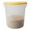 Rubbermaid Commercial Round Storage Container, 22 qt FG572824CLR - alternate 2