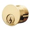 Kaba Ilco Lockset Cylinder, Satin Chrome, Keyway Type Yale(R) 8, 5 Pins, PK2 7165YA2-26D-KA2 - alternate 3