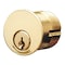 Kaba Ilco Lockset Cylinder, Satin Chrome, Keyway Type Yale(R) 8, 5 Pins, PK2 7165YA2-26D-KA2 - alternate 1