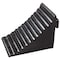 Zoro Select Wheel Chock, 12 In W x 6 In H, Black 1GUK8 - alternate 6