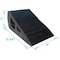 Zoro Select Wheel Chock, 4 In W x 3 In H, Black 1GUK4 - alternate 2
