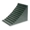 Zoro Select Wheel Chock, 7 1/4 In W x 9 3/8 InH, Black 1GUL2 - alternate 1