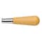 Crescent Nicholson Metal Ferruled File Handle, Length 3 3/4 in, Dia 15/16 in, Wood 21520N - alternate 1