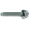 Zoro Select Thread Cutting Screw, 1/4" x 1/2 in, Zinc Plated Steel Hex Head Slotted Drive, 50 PK U67021.025.0050 - alternate 1